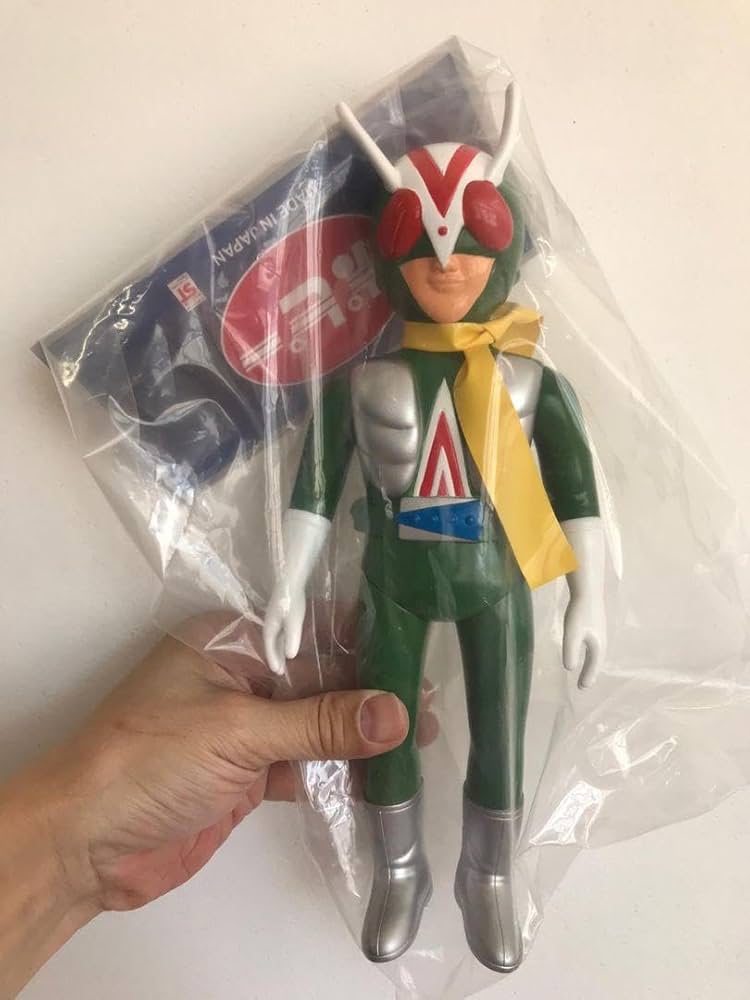 ライダーマン ソフビ パチ 無版権 海外版 ライダーマン ソフビ パチ 無