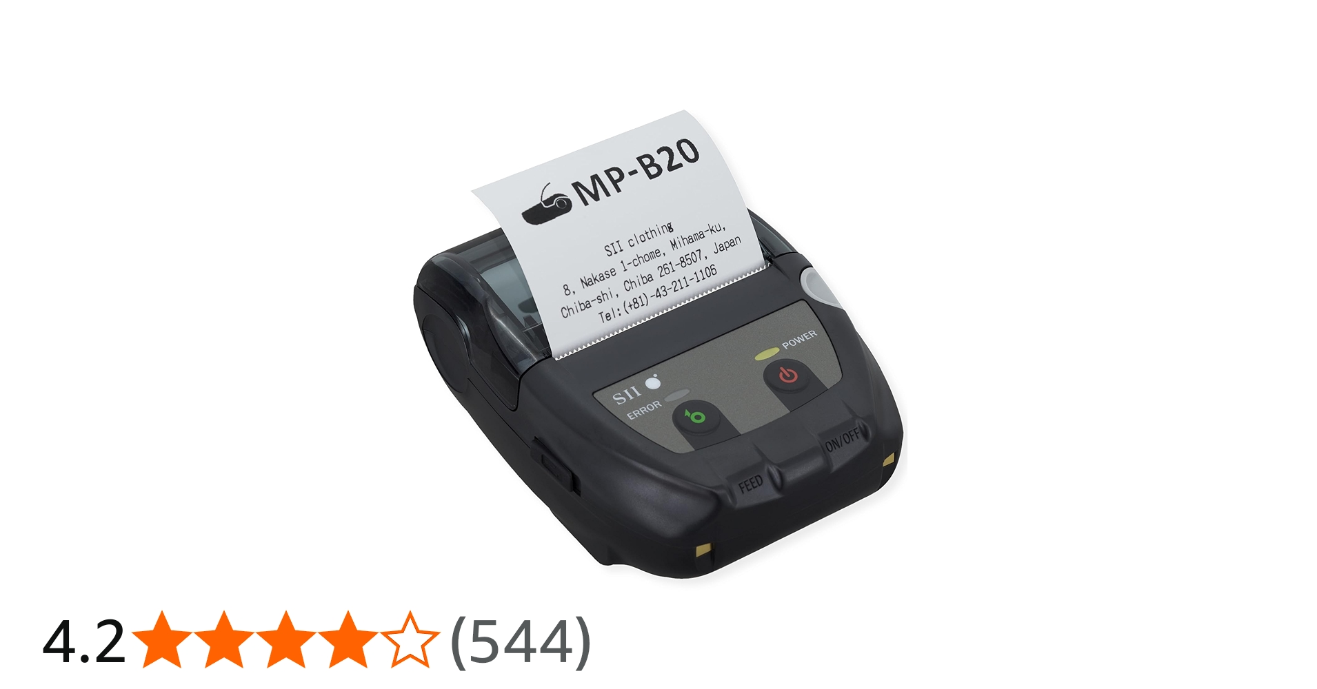 Amazon.co.jp: セイコーインスツル モノクロ モバイル型感熱式