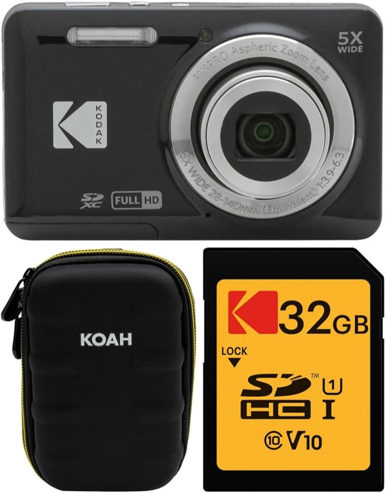 Amazon.com : Kodak PIXPRO Friendly Zoom FZ55 Digital Camera (Black
