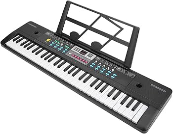 Amazon.co.jp: 電子キーボード 61ピアノキー スピーカーマイク付き 16