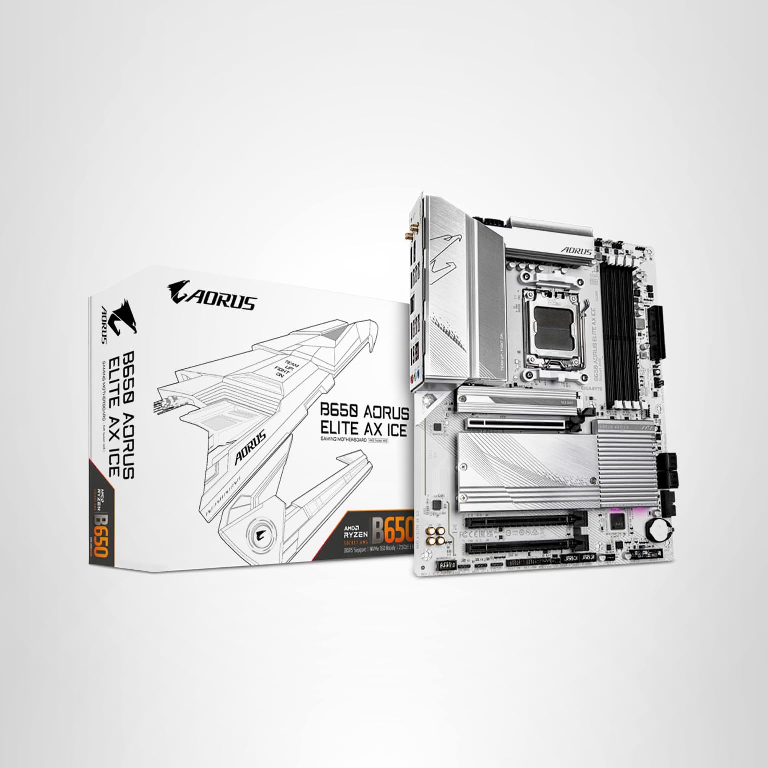 Amazon.com: GIGABYTE B650 AORUS Elite AX ICE AMD AM5 ATX