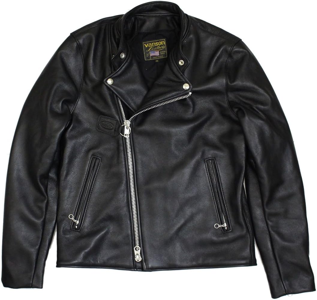 Amazon.co.jp: [バンソン] チョッパーマイナス ライダース レザー