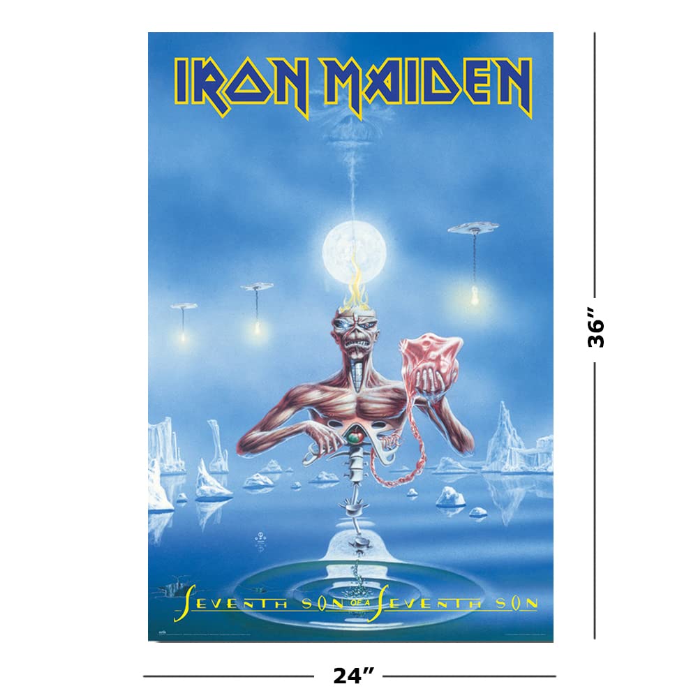 Amazon.com: Iron Maiden - Music Poster (Seventh Son Of A Seventh