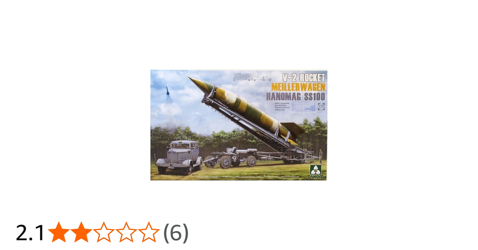 Amazon | タコム 1/35 第二次世界大戦 ドイツ軍 V2ロケット & ロケット