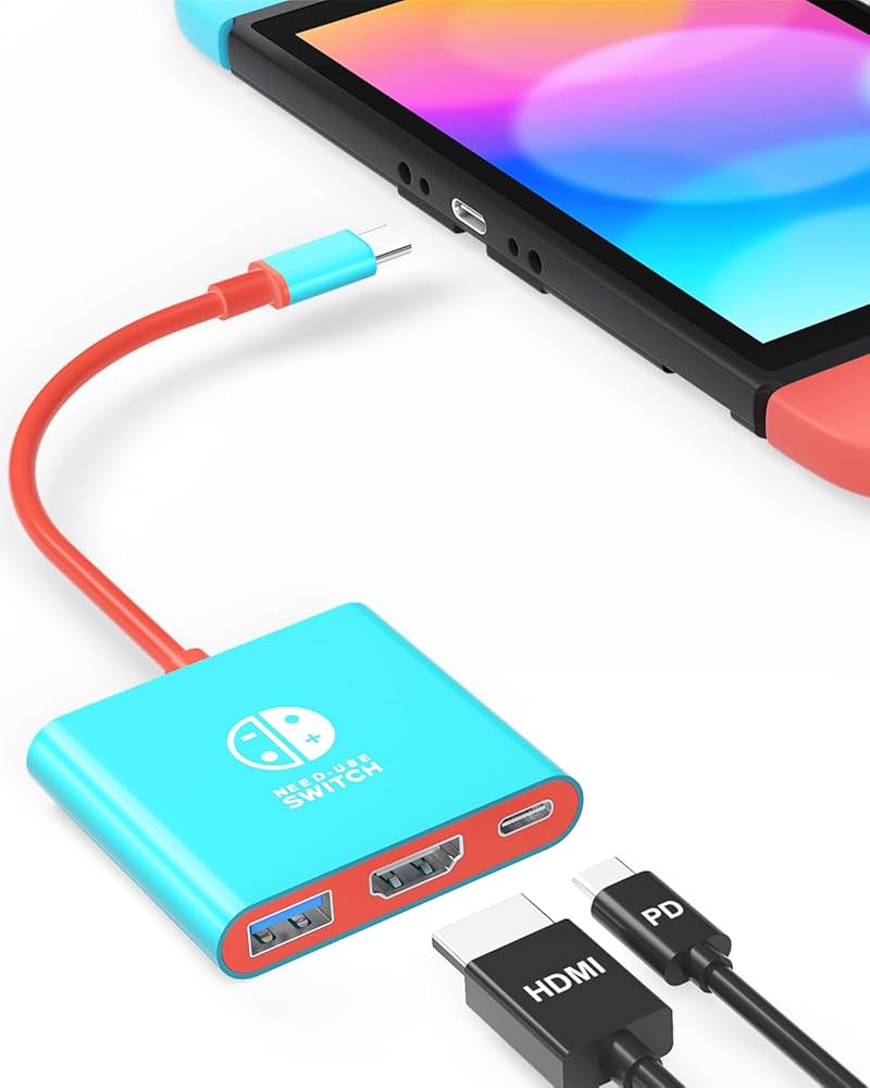 Amazon.co.jp: USB ハブ Switch ドック Switch 直接にTV出力 Switch