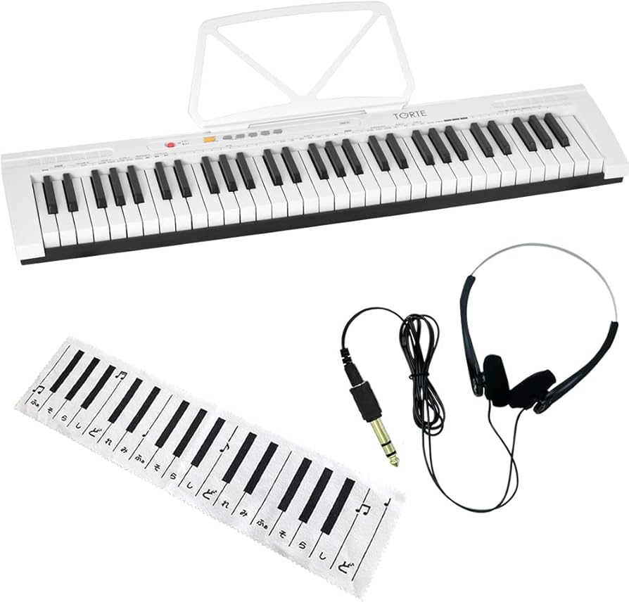 Amazon | TORTE トルテ キーボード 軽量 スリム設計 61鍵 TSDK-61/WH