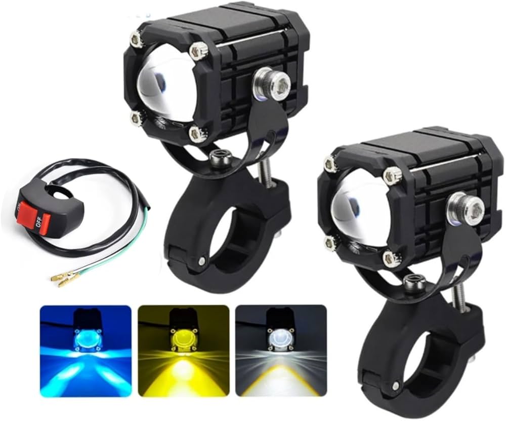 Amazon.co.jp: スーパーブライト バイク LED フォグランプ 車