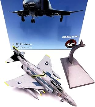 Amazon.com: F-4 Phantom II 1/100 Diecast Aircraft Model Mcdonnell