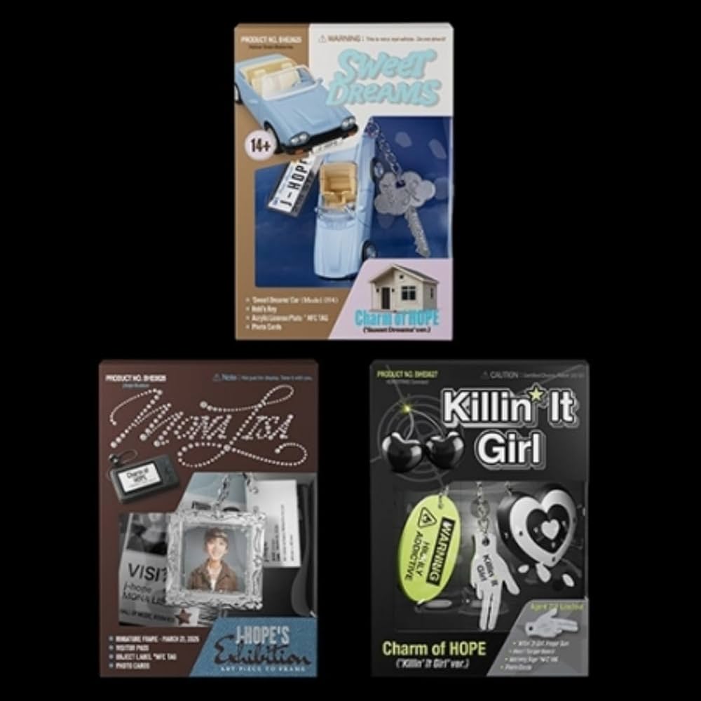 J-HOPE, J-HOPE, J-HOPE - J-HOPE - CHARM OF HOPE. 3 VER SET