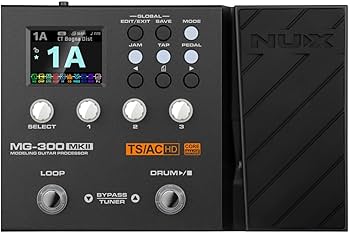 Amazon.com: NUX MG-300 MKII Multi Effects Pedal with 45 Effects