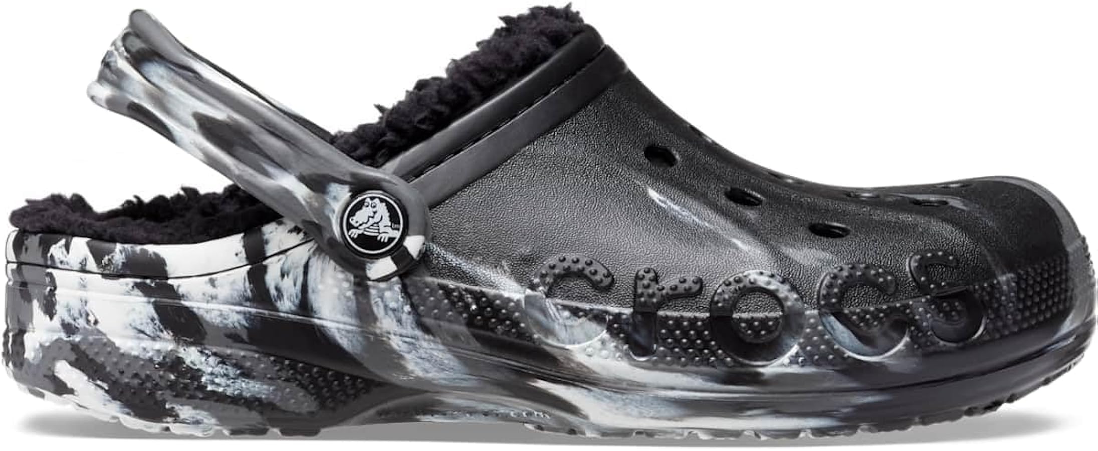 Amazon | Crocs (クロックス) 男女兼用 裏地付き マーブル クロッグ