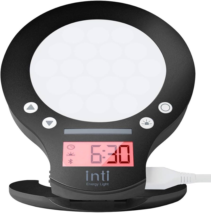 Amazon.co.jp : moonmoon 目覚まし時計 光 inti4s ブラック 目覚まし