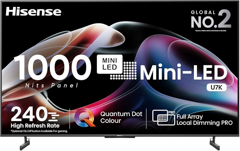 Hisense 164 cm (65 inches) 4K Ultra HD Smart Mini LED QLED TV