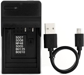 Amazon.com : CGA-S005 USB Charger for Panasonic Lumix DMC-FS1, DMC