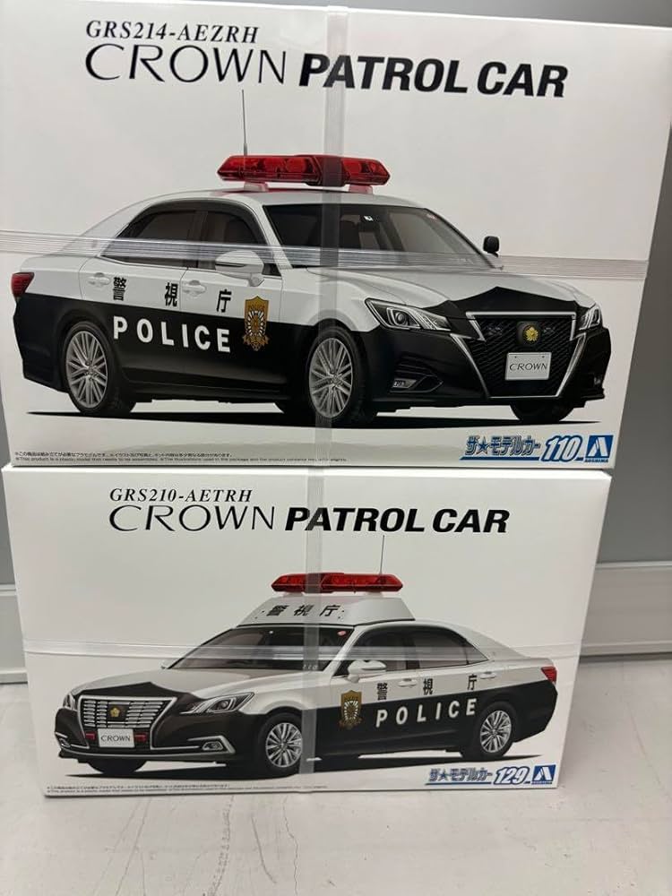 Amazon | アオシマ 1/24 GRS-214 GRS-210 クラウン パトカー
