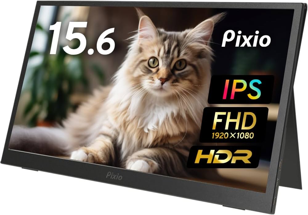 12046 Pixio ポータブルモニター PX160 15.6インチ Amazon.co.jp