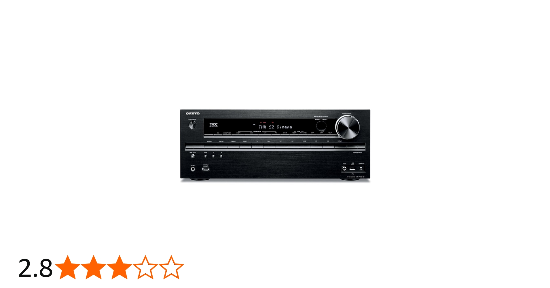 Amazon.co.jp: ONKYO 7.1ch対応AVレシーバー TX-NR616(B) : Electronics