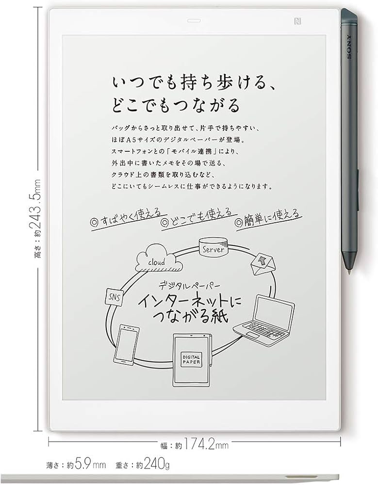 Amazon.co.jp: ソニー デジタルペーパー (A5 サイズ) DPT-CP1 [国内