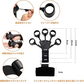 Amazon | MAHOUYA 指の強化 握力 トレーニング リバースグリップ