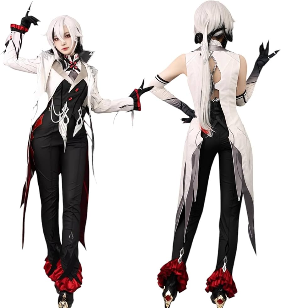 Amazon.co.jp: Monenjoy アルレッキーノ コスプレ ファデュイ執行官