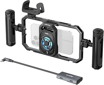 Amazon.com: SMALLRIG All-in-One Cooling Dual Handle Phone Cage Kit