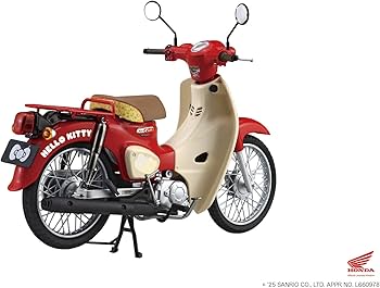 HONDA HELLO KITTY ミニバイク 4個セット 更新】Hondaの「Super Cub