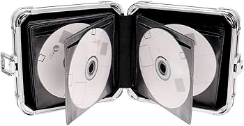 Vaultz Locking CD Wallet, 24 CD Capacity, 2.5 x 6.25 x 7 Inches