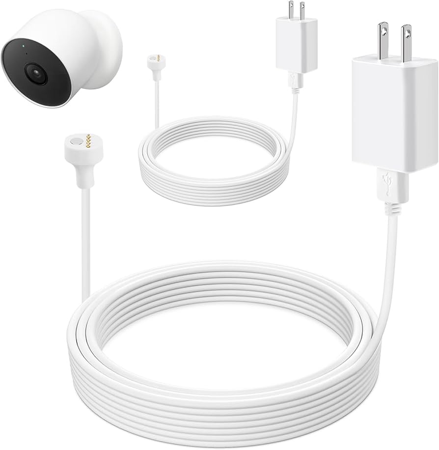 Amazon.com: 2Pack Power Cable for Google Nest Cam Outdoor or