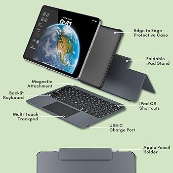 Amazon.com: Macally iPad Pro 13 Inch Case with Keyboard (M4, 2024