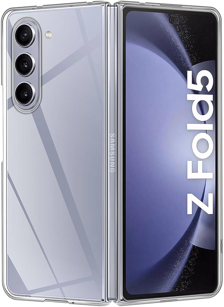 Amazon.co.jp: Galaxy Z Fold5 ケース 透明 PC素材 耐衝撃 ハード保護