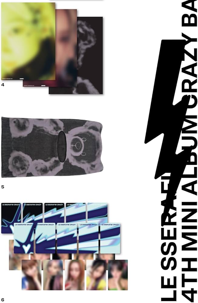 Amazon.com: Genie Music LE SSERAFIM - Crazy [Balaclava ver.] Album