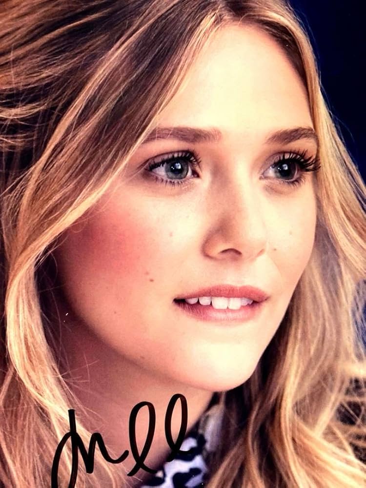 Amazon.co.jp: エリザベスオルセン直筆サイン入り2Lサイズ写真