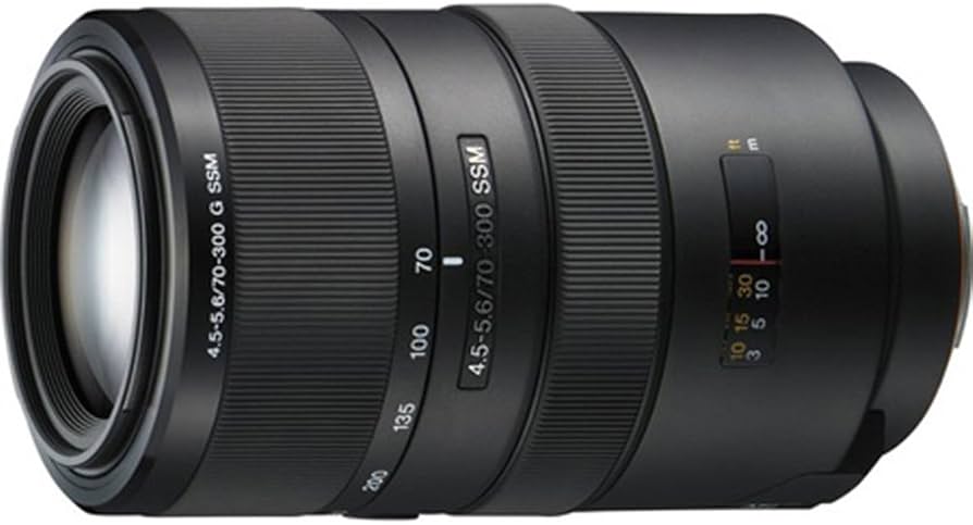 Amazon.com : Sony SAL70300G 70-300mm f/4.5-5.6 SSM ED G-Series