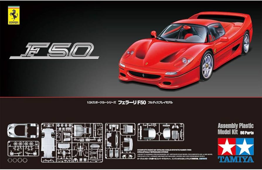 Amazon.com: Tamiya 1:24 Ferrari F50 : Arts, Crafts & Sewing