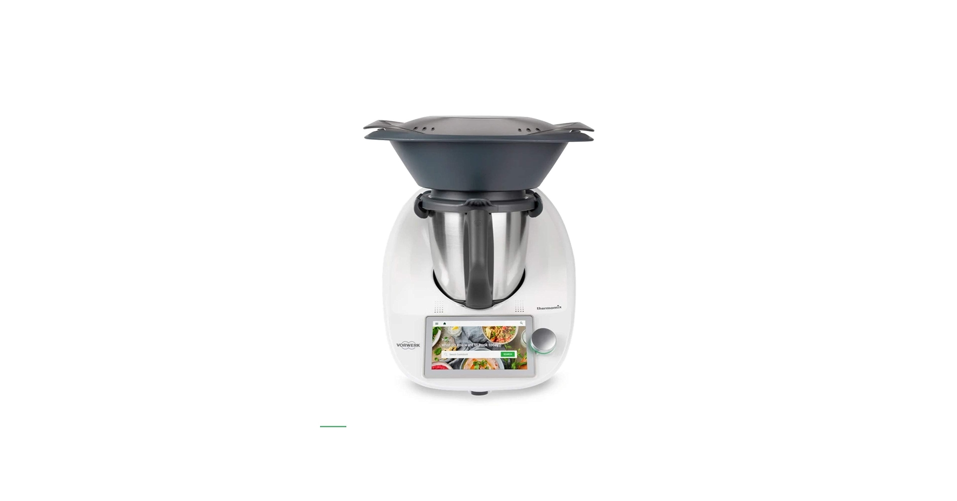Amazon.com: Vorwerk Thermomix TM5000 2.0 公升食物攪拌機,白色: 居家