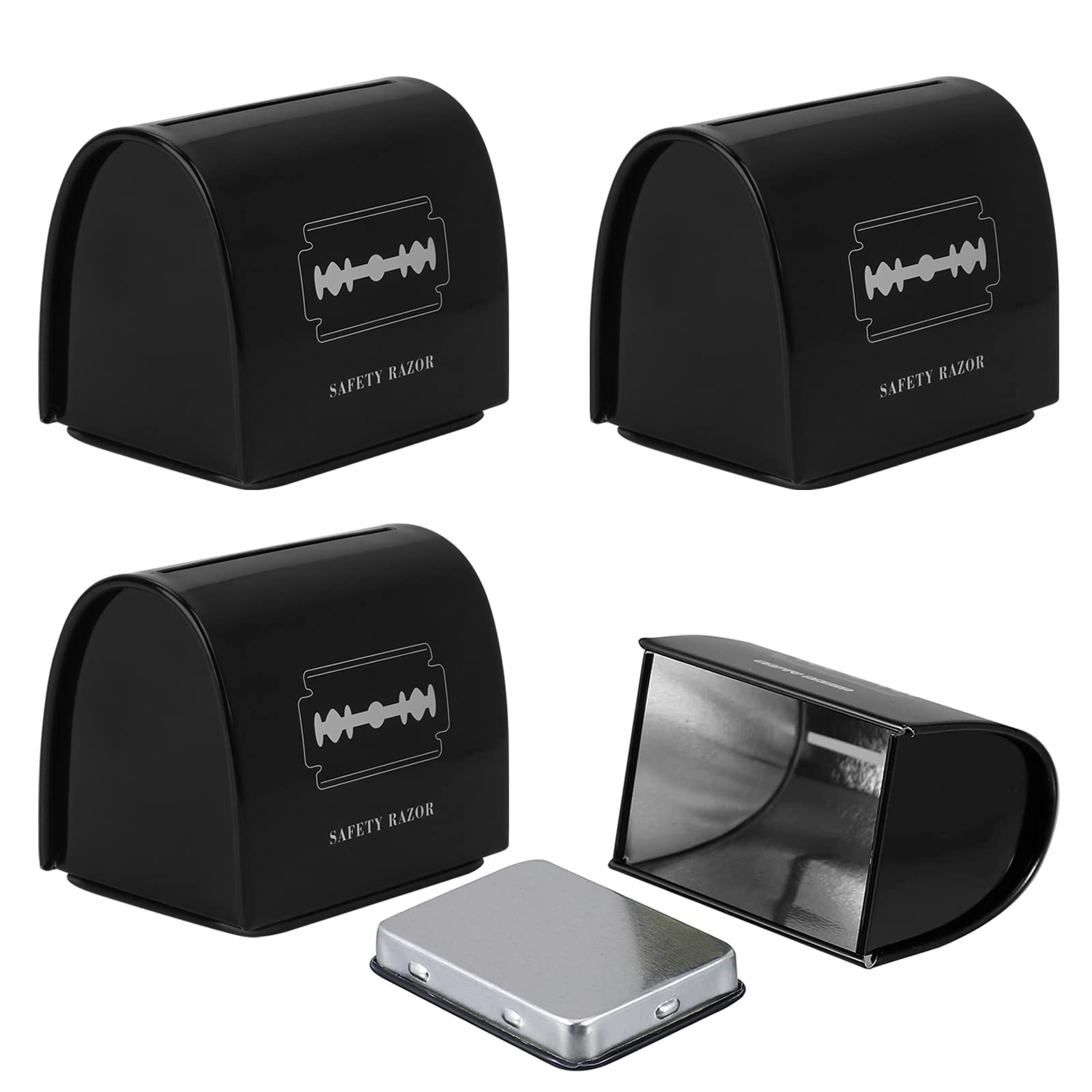 Amazon.co.jp: Linkidea 4 パック カミソリ刃廃棄容器、安全カミソリ刃