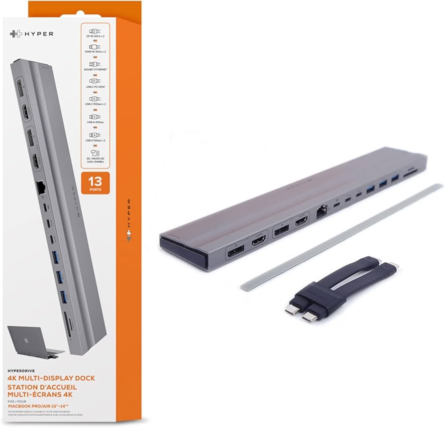 Amazon.co.jp: HyperDrive 13in1 ノートパソコン用 ドッキング