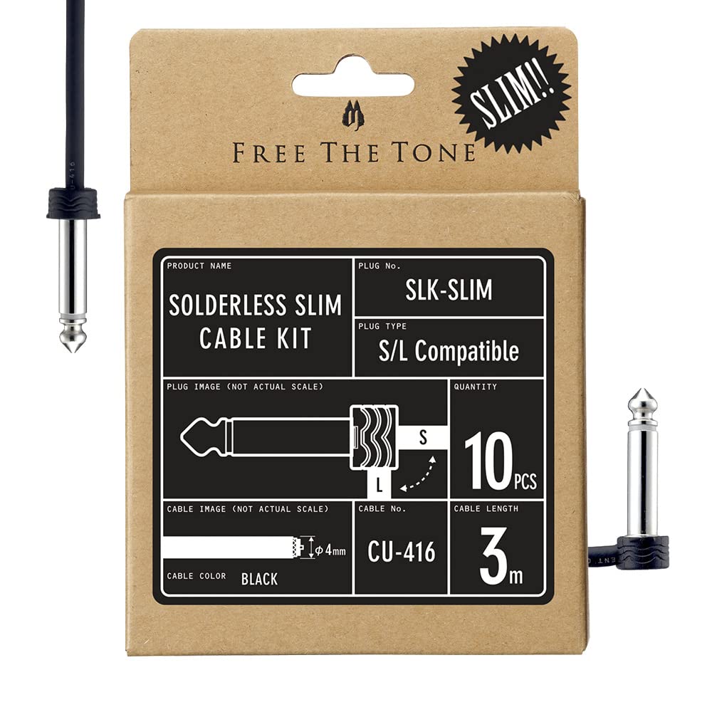 Amazon | Free The Tone/SLK-SLIM Solderless Slim Cable Kit パッチ