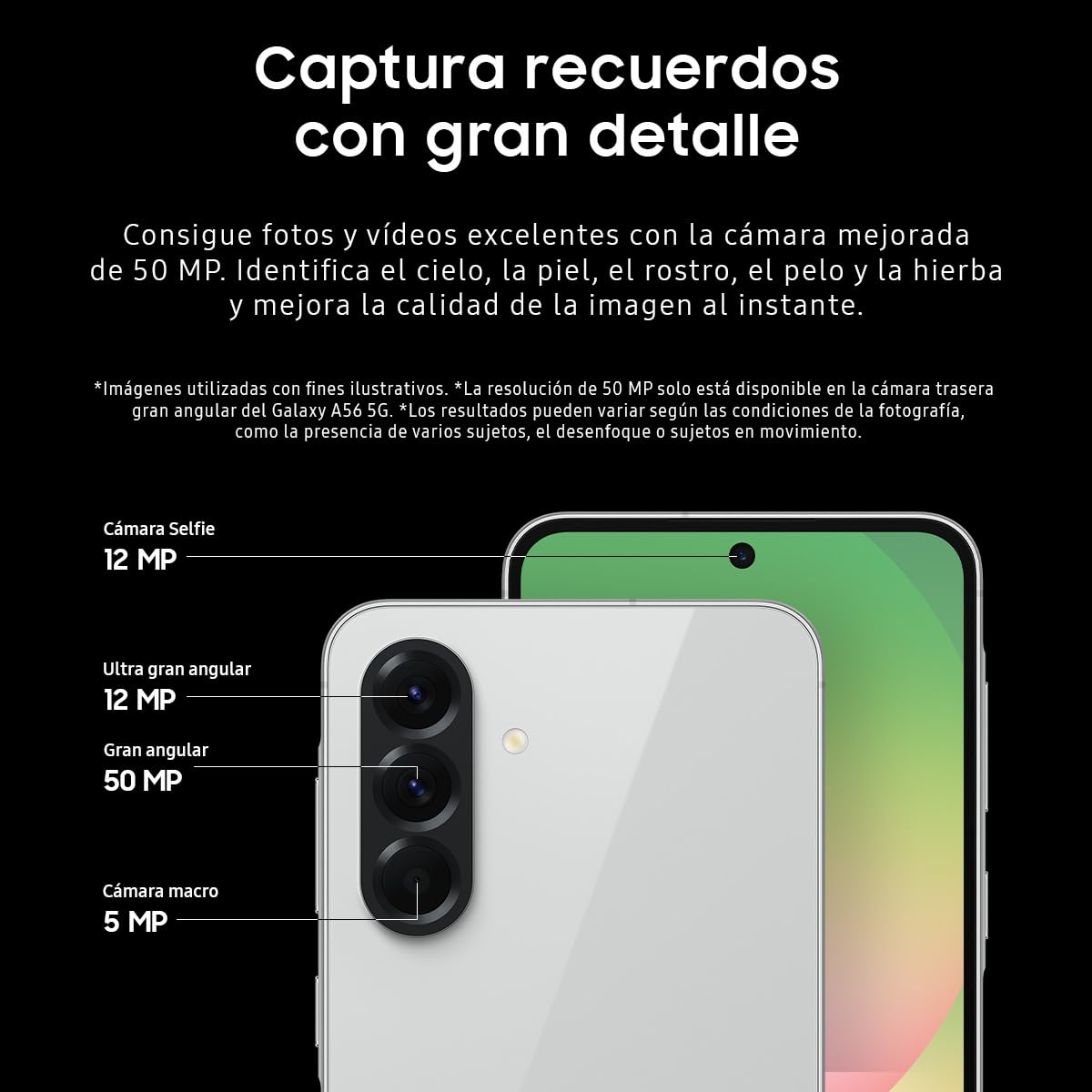 Amazon.com: SAMSUNG Galaxy A56 5G 2025 with AI | 256GB, 8GB, Dual