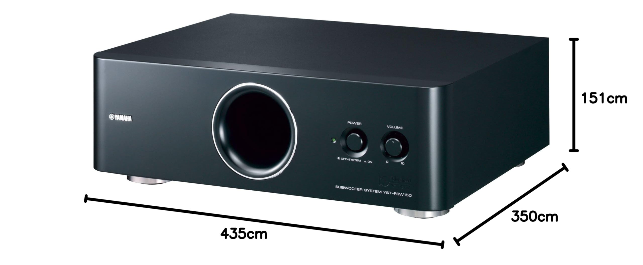 Amazon.co.jp: YAMAHA サブウーファーシステム YST-FSW150(B)ブラック