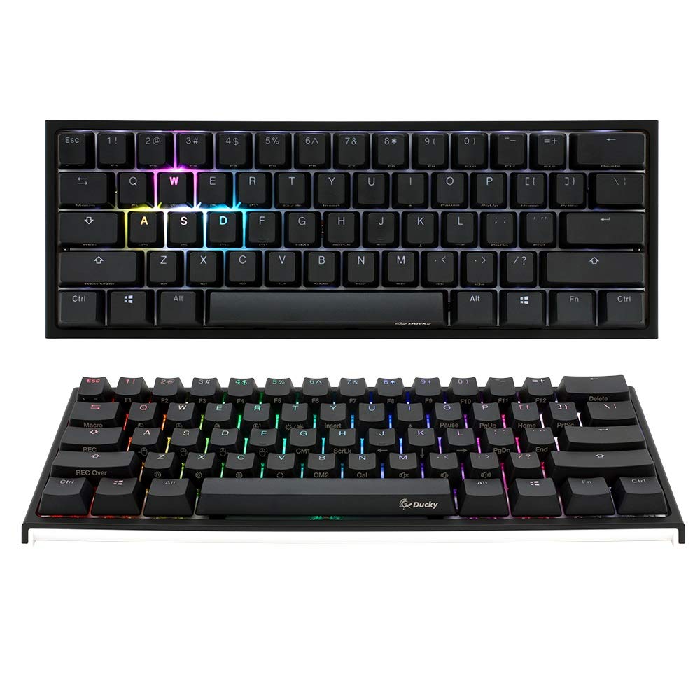 Amazon | Ducky ONE 2 Mini Gaming、MX-Silent Red、RGB-LED、ブラック