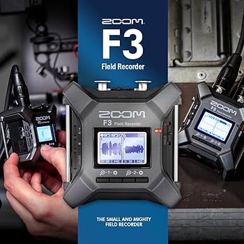 Amazon.com: Zoom F3 Professional Field Recorder, 32-bit Float