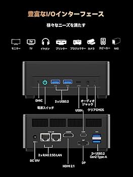 Amazon.co.jp: MINISFORUM UM690Pro ミニpc AMD Ryzen 9 6900HX 32GB