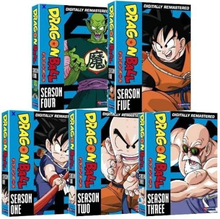 Dragon Ball: Complete Series Seasons 1-5 DVD Box Sets for Region 1