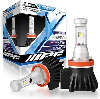 Amazon.co.jp: IPF フォグランプ LED 車用 H8 H11 H16 2700lm 6500K