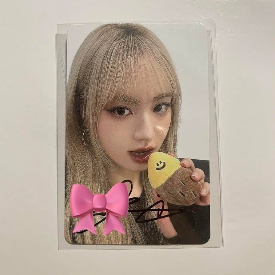 Amazon.co.jp: IVE リズ ヨントン 直筆サイン入りトレカ I'VE MINE