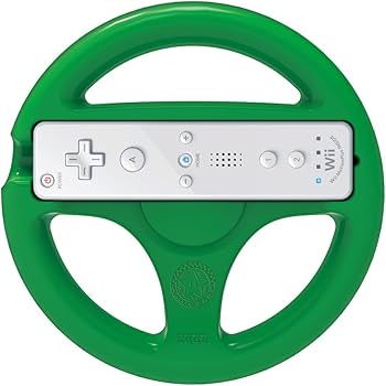 Amazon.co.jp: マリオカート8 ハンドル for Wiiリモコン ルイージ : ゲーム