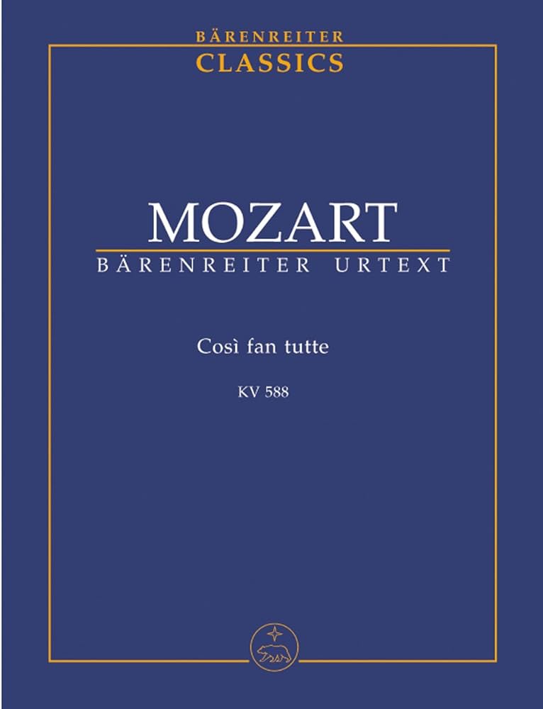 モーツァルト: オペラ 「コシ・ファン・トゥッテ」 KV 588