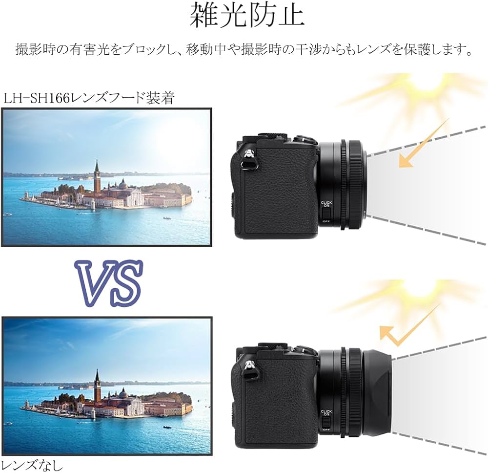 Amazon.co.jp: JJC Sony ALC-SH165 ALC-SH166 Compatible Lens Hood