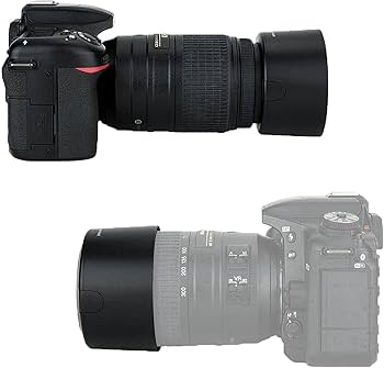 Amazon | JJC HB-57 可逆式 レンズフード Nikon AF-S DX Nikkor 55